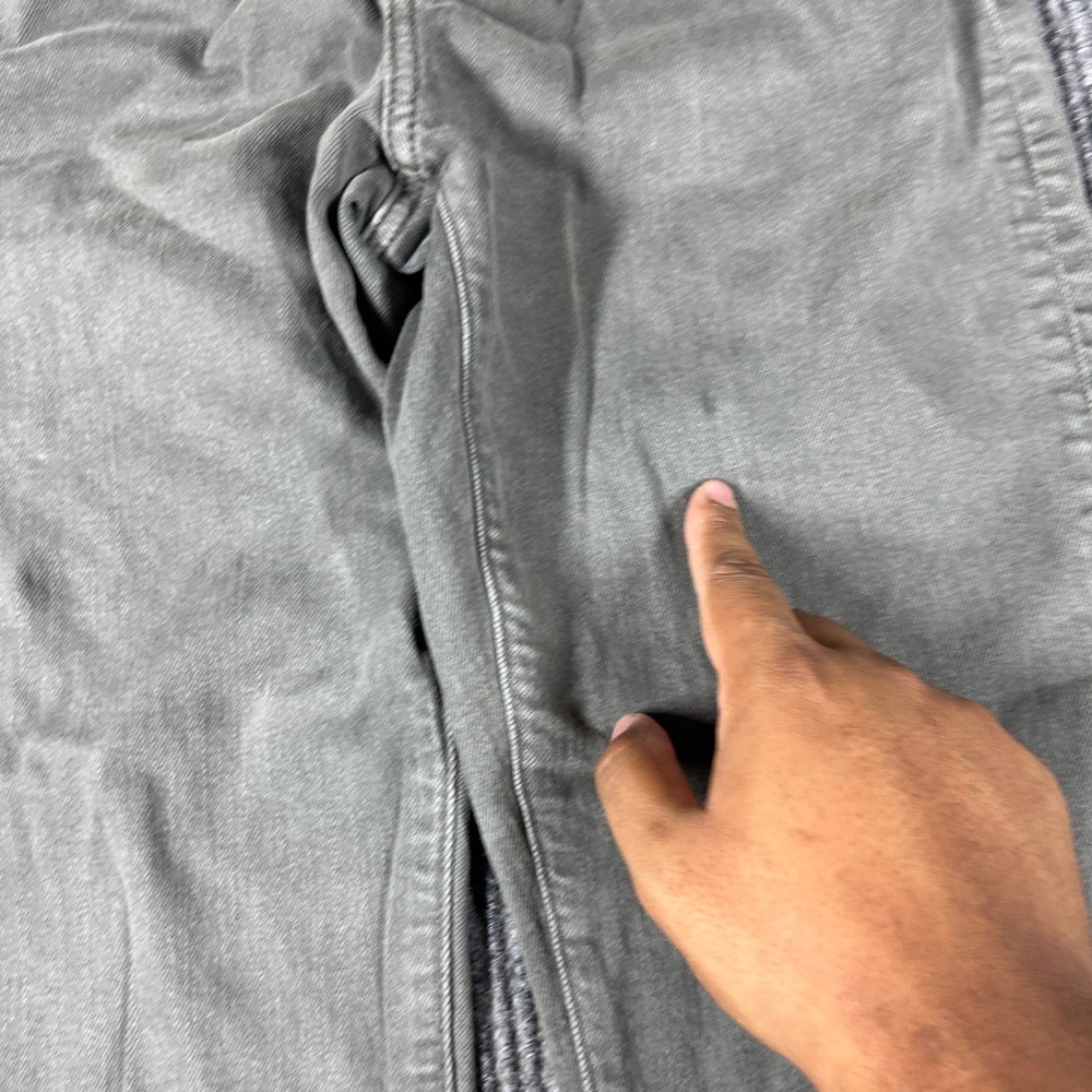 American Eagle Jeans Men's 28x30 Athletic Fit Gray Denim Pants Stretch - Picture 11 of 11